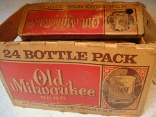 Vintage Old Milwaukee Beer 24 - bottle pack box 5