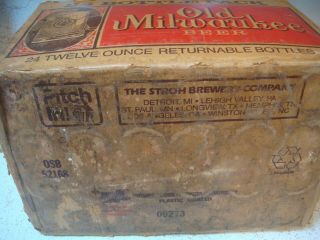 Vintage Old Milwaukee Beer 24 - bottle pack box 6