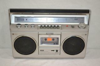 Vintage Sony Boom Box Am /fm Stereo Cassette Radio Cfs - 45