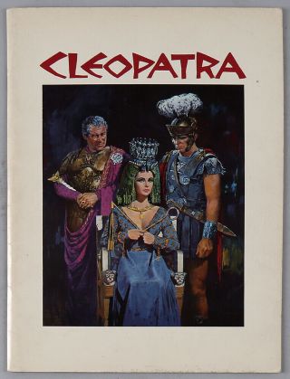 1963 Cleopatra Souvenir Program Elizabeth Taylor Hollywood Epic Vintage