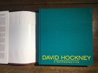 David Hockney: A Retrospective SIGNED with Paint and Pen Artwork Inside 5