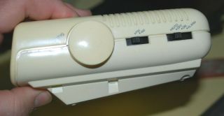 Vintage Retro SHARP FX - C11W Digital Alarm Clock Radio White am/fm 3