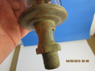 Lonergan Phil PA Brass Oiler for Hit Miss Gas Engine Steampunk Vintage Antique 4