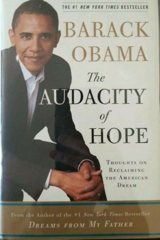 Barack Obama The Audacity Of Hope Signed 1st Ed With Democratic Convention Tix