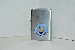 Penguin Lighter Uss Coral Sea Cva - 43 Us Navy Military Vintage