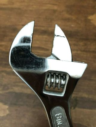 Vintage Craftsman 8 inch Adjustable Wrench Part 44603 4