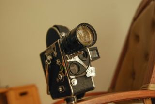 Bolex H 16s Camera Body With A Lens