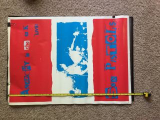Sex Pistols Sid Vicious Vintage Poster Anarchy In The U.  K.  Rare 3