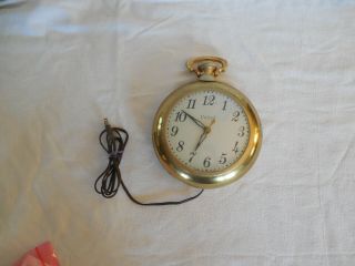Vintage United Pocket Watch Wall Clock