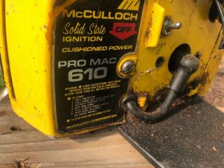 Vintage Mcculloch Pro Mac 610 Chainsaw 16 