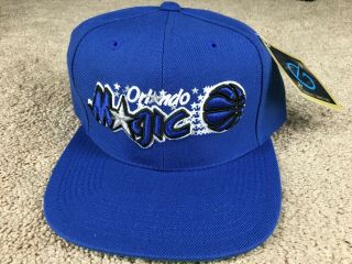 Vintage Orlando Magic Hat G Cap Snapback Blue Basketball Logo Jersey Jacket 90s