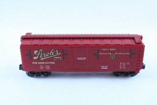 Vintage Lionel O Gauge No.  6 - 9807 Strohs Beer Reefer Car