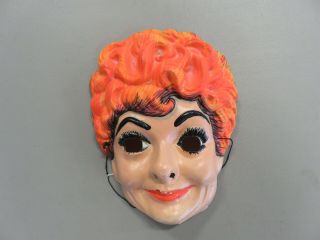 Vintage 1960s I Love Lucy Lucille Ball Halco Mask