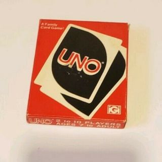 Vintage 1979 Uno Card Game International Games,  Inc,  No Instructions