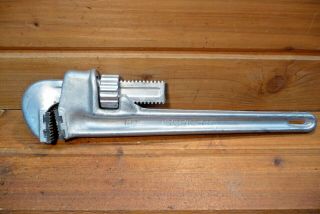 Vintage Schick 18 " Aluminum Pipe Wrench Plumbing
