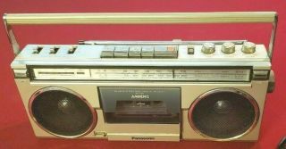 Vintage Panasonic Rx - 5180 Boom Box Ghetto Blaster Cassette Radio Portable Stereo