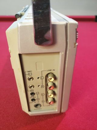 Vintage Panasonic RX - 5180 Boom Box Ghetto Blaster Cassette Radio Portable Stereo 7