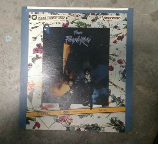 Vintage 1984 Prince Purple Rain Videodisc Warner Brothers Rare Display Piece