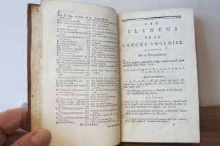 1779 - V.  J.  PEYTON - THE ELEMENTS OF THE ENGLISH LANGUAGE - RARE EDITION 5
