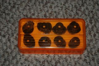 16 Vintage Kenmore Zig Zag Sewing Machine Cams In Case - Attachments