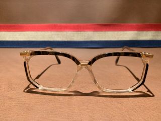 Cazal Eyeglasses Women Vintage Made In Germany Gold 55 16 140 Very Cool