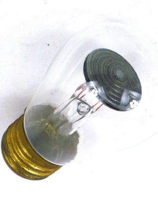 Vintage Unmarked Glow Light Crash Cymbals (?) 3¼ Inch Light Bulb