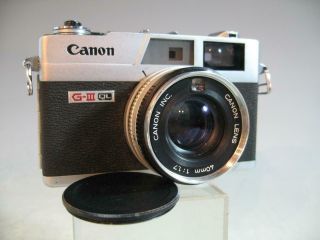Canon Canonet G - Iii Ql17 35mm Camera And 40mm F1.  7 Lens