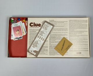 Clue 1972 Vintage Parker Brothers Detective Board Game Complete 2