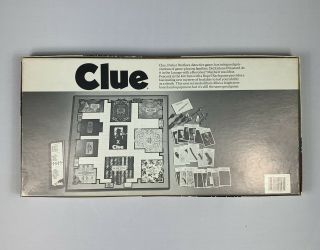 Clue 1972 Vintage Parker Brothers Detective Board Game Complete 4