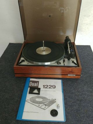 Dual 1229 Turntable Completely Restored.  In Near.  100 Guaranteed