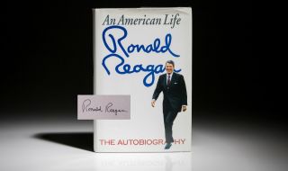 Ronald Reagan / An American Life Signed 1st Edition 1990