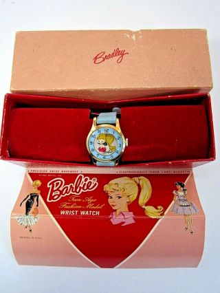 Vintage 1963 Bradley Barbie Watch Fashion Style Box