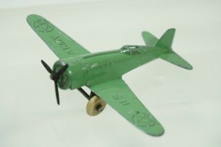 Vintage Tootsietoy Us Army 119 Northrup Alpha Plane Diecast Toy Airplane Green