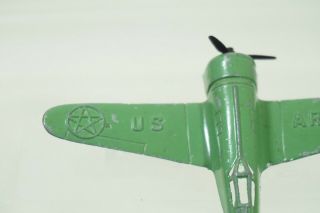 Vintage Tootsietoy US Army 119 Northrup Alpha Plane Diecast Toy Airplane Green 5