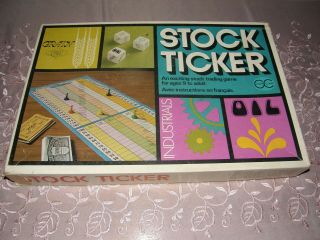 Vintage Stock Ticker Board Game 100 Complete - Copp Clark