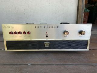 1960s Fisher X - 101 - C Integrated Amplifier Project No Tubes Serviced