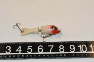 Old Early Wooden Shakespeare Fisher Minnow Lure Great Color