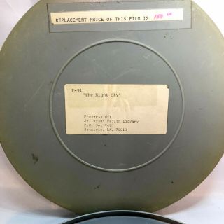 Vintage 16mm Film Movie The Night Sky Sound Plastic Reel 1980s Library Edition 5
