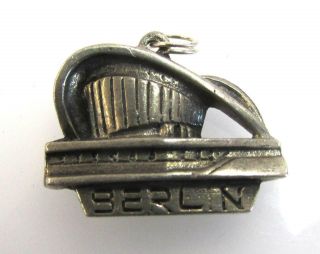 Vintage 835 Silver Berlin Souvenir Charm Or Pendant Sp9