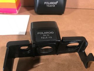 Polaroid SX - 70 Tele/1.  5 Lens 119A With Case 3