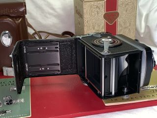 【NEAR MINT】 Rolleiflex 2.  8 D TLR Camera w/ Schneider Xenotar 80mm f2.  8 Lens 12