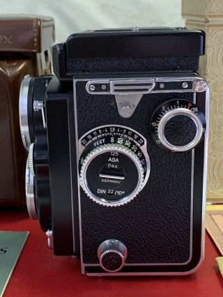 【NEAR MINT】 Rolleiflex 2.  8 D TLR Camera w/ Schneider Xenotar 80mm f2.  8 Lens 3