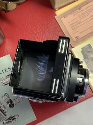 【NEAR MINT】 Rolleiflex 2.  8 D TLR Camera w/ Schneider Xenotar 80mm f2.  8 Lens 9