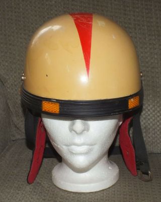 Vintage World Famous No.  505 Scooter Helmet Size Small Japan Bicycle Motorcycle