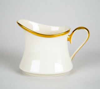 Lenox Eternal Creamer Vintage Ivory Porcelain Gold Trim Fine China