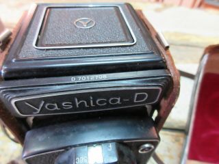 Yashica - D Model D Yashikor 80mm W/ Box,  Leather Case,  Accura No.  1 Lens 9