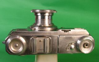 Zeiss Ikon Contax II Camera w/Tessar 50mm F2.  8 Lens Lens For Restoration/Parts 5
