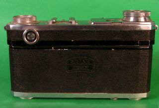 Zeiss Ikon Contax II Camera w/Tessar 50mm F2.  8 Lens Lens For Restoration/Parts 7