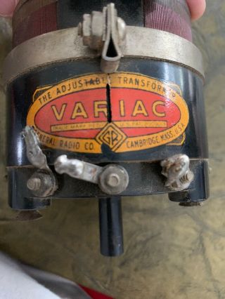 Vintage General Radio Type 200b Variac Variable Transformer -