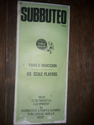 VINTAGE SUBBUTEO 00 SCALE PLAYERS - PLYMOUTH ARGYLE - COMPLETE - 07 2